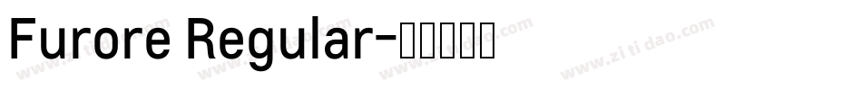 Furore Regular字体转换